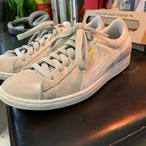 Suede puma sneakers